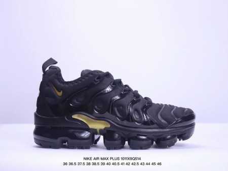 Nike 耐克 男女子休闲鞋气垫缓震跑步鞋 Air Max Plus 运动鞋 造型超讨喜！鞋面以帆布和织物材质包裹，保证了轻薄透气，更适合夏季穿着。鞋侧 鱼骨 - 点击图像关闭