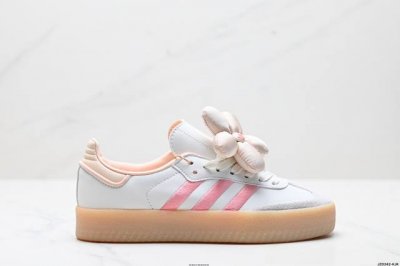 公司级阿迪达斯三叶草Adidas Originals Sambae 桑巴舞系列绅士德训足球风百搭低帮休闲运动板鞋 货号:Jr3334 尺码:36 36.5 37