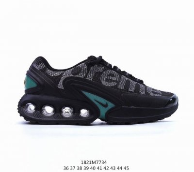 全新nike Air Max Dn 运动鞋 时尚跑步鞋，豆荚造型气垫吸睛！鞋面采用织物材质打造，提供舒适的穿着体验。这款鞋不仅具有时尚的外观，还融合了许多经典的
