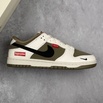 本地 核心私 Nk Sb Dunk Low Supreme联名-解放绿 周年高端定制 低帮休闲板鞋 #定制鞋盒 大厂纯原品质出货 超高清洁度 皮料切割干净无任何