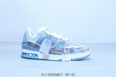lv路易威登Louis Vuitton Trainer Sneaker Low休闲运动文化百搭篮球板鞋 511450Adquy 40-45