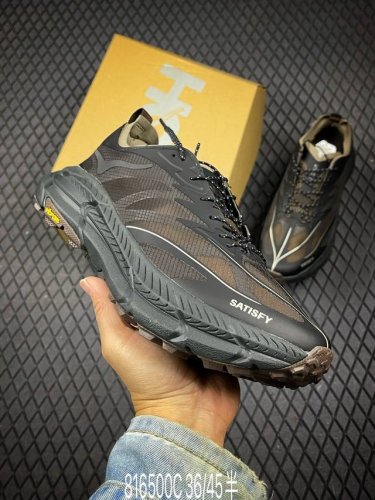C Hoka One One Satisfy Running Mafate Trail 低帮缓震户外登山功能鞋 1168450 Bckt 尺码：36-45半码