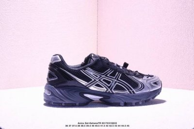 180 Asics Gel-Kahanatr V4 户外机能风潮流低帮 生活休闲鞋 男女款黑白色 xm0317Q222