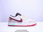 公司级绑绳off-White解构风定制，耐克nike Air Jordan 1 Low”Brown Mocha“Aj1低帮乔丹一代低帮经典复古文化休闲运动篮球鞋