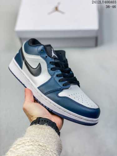 双十二福利特价 耐克 乔丹air Jordan 1 Low Aj1 乔1 低帮复古文化休闲运动篮球鞋 从19 年面世的元年款汲取设计灵感，采用简洁大方的经典外观