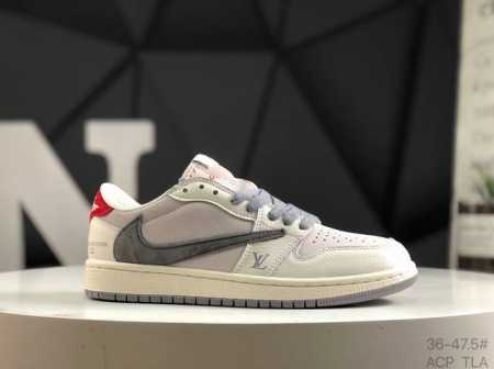 耐克 Air Jordan Aj1 Low X Givenchy 倒钩低定制配色 原厂内置气垫魔块 A模大底 头层小牛皮 鞋舌Aj原厂专用牛津布+Aj专用反口珍 - 点击图像关闭