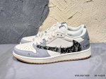 nk Sb Dunk 低帮休闲板鞋 #定制皮料 原楦原纸板 纯正空军版型 高清洁度 内置全掌气垫Xf8698 Wwlxqc1406