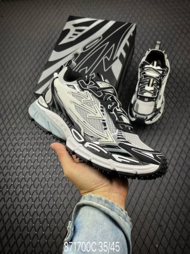 Off-White C O Virgil Abloh 2024S Ow最新款情侣款跑鞋 百分百原盒正确版 原楦原纸板数据开发 4层分离大底 鞋面采用3D立体打印