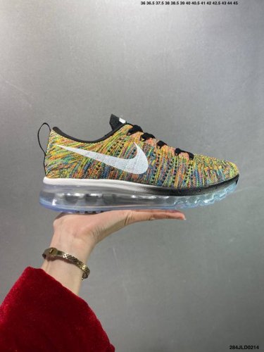 公司级Nike Air Max Flyknit 舒适百搭减震耐磨 低帮 休闲跑步鞋 Nike Flyknit Air Max 跑步鞋使用备受欢迎的创新Flykn