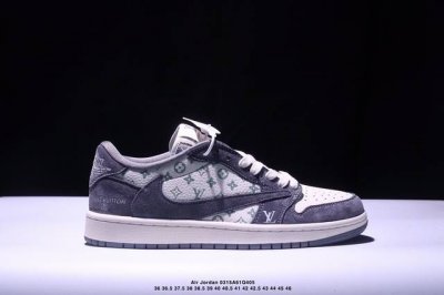 210 公司级Aj1倒勾Travis Scott X Air Jordan 1 ” Reverse Mocha “ Aj1乔1 Ts 闪电 联名倒钩 低帮文化篮