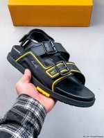 louis Vuitton Trainer 路易威登 舒适百搭 夏季厚底凉鞋 广东纯原大厂出品 采用纯正小羊皮制作 定制五金辅料 全套包装 区别市面超纤普通货