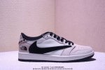 Travis Scott X Fragment Design X Jordan Air Jordan 1 Low Og Sp 北面联名 时尚方格 多方联名合作融