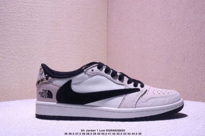 Travis Scott X Fragment Design X Jordan Air Jordan 1 Low Og Sp 北面联名 时尚方格 多方联名合作融