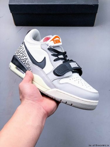 公司级头层！乔丹 Jordan Legacy 312 Low 乔312 混合版本低帮休闲运动篮球鞋 0424Wl34
