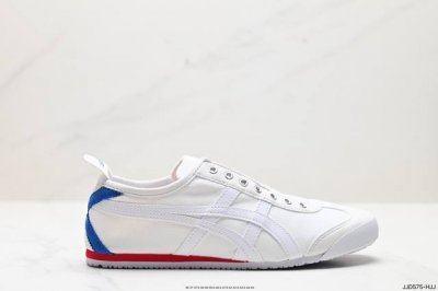 公司级onitsuka Tiger鬼冢虎 Mexico 66 Slip-On 一脚蹬低帮夏季透气运动休闲鞋 货号:1183A360-207 尺码:36 37 3