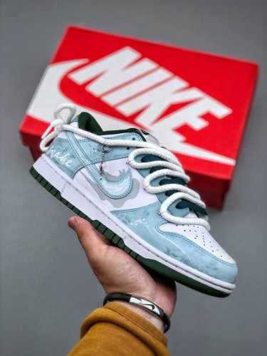 Nike Sb Dunk Low 灵蛇之瑞 白蓝绑带纯原大厂出品 极力推荐原装头层材料 独家版型蒸餾加工帶來的是更好的视觉和脚感体验大厂纯原品质出货 清洁度 电