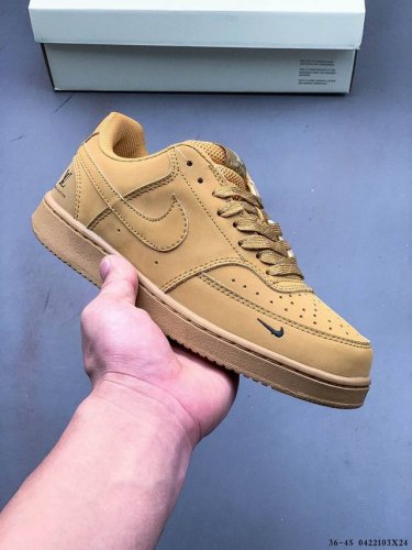 公司级！耐克 Nike Court Vision Low 皮面百搭休闲板鞋 04 3X24