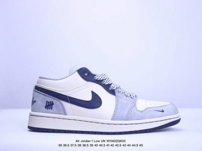 Air Jordan 1 Low Un五道杠联名 设计师diy高端定制 定制鞋盒 大厂纯原品质出货 超高清洁度 皮料切割干净无任何毛边 细节完美 货号：Xx 4