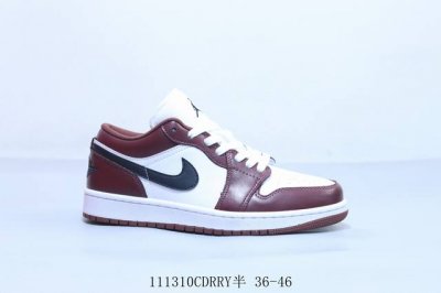 170 乔丹Air Jordan 1 Low Aj1 乔1低帮复古文化休闲运动篮球鞋 111310Cdrry半 36-46