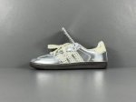 P 渠道优势，支持代发！ 纯原版：阿迪 Wales Bonner X Adidas Originals Samba1 银色 防滑耐磨低帮 板鞋 男女同款 货号: