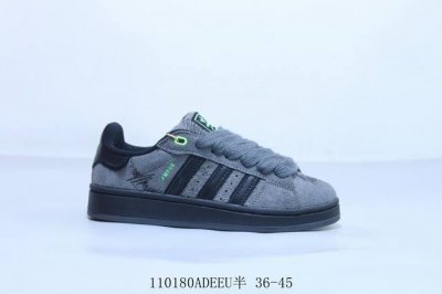 140 阿迪达斯 Adidas Originals Campus 00S 学院系列 网面面包风 经典复古低帮百搭休闲运动板鞋 110180Adeeu半 36-4
