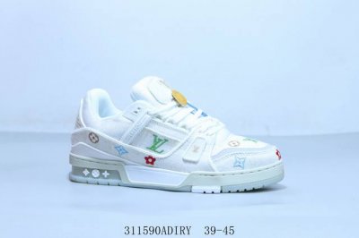 200 lv路易威登Louis Vuitton Trainer Sneaker Low休闲运动文化百搭板鞋 货号 Ae5U3Bmi61N0613 311590A