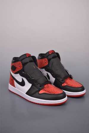 Jordan Air Jordan 1 High Og 爆裂纹黑红 莞产原底面 市售性价比之王 同价区间无对手 性价比触顶 东莞大厂极限压缩利润 国内顶级头层皮 - 点击图像关闭