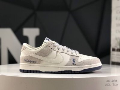 真标带半码Nike Sb Dunk Low 圣罗兰三钩联名 性价比天花板 尝鲜先行版 原装头层材料 独家版型蒸餾加工 帶來的是更好的视觉和脚感体验 大厂纯原品质