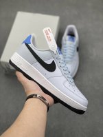 Nike Air Force 1 Low 白黑蓝 空军一号低帮运动板鞋 原楦头原纸板 打造纯正空军版型#专注外贸渠道 全掌内置蜂窝气垫 #原盒配件 原厂中底钢印