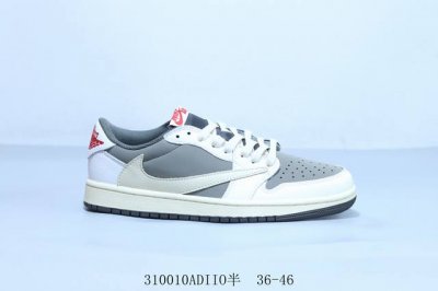 乔丹Air Jordan 1 Low Aj1 乔1低帮复古文化休闲运动篮球鞋倒勾 3 10Adiio半 36-46