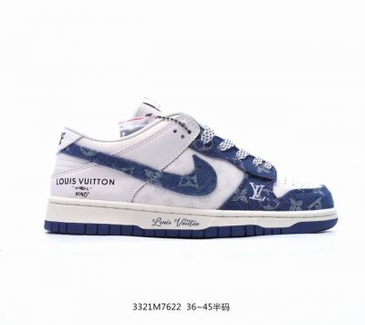 Nike Sb Dunk Low Lv联名 纯原大厂出品 极力推荐 原装头层材料 独家版型蒸餾加工 帶來的是更好的视觉和脚感体验 大厂纯原品质出货 清洁度 电绣