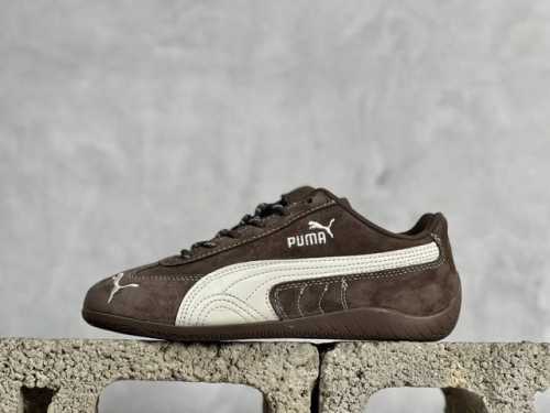 TG Open YY x Puma Speedca OG”Black White“彪马极速赛车系列低帮德训风拼接复古百搭休闲运动赛车鞋 OPEN YY x Pu