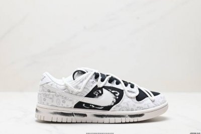 公司级nk Dunk Low Retro “Diy高端定制” 低帮休闲运动板鞋 原装头层材料 用料绝不含糊 独家版型蒸餾加工帶來的是更好的视觉和脚感体验 清洁