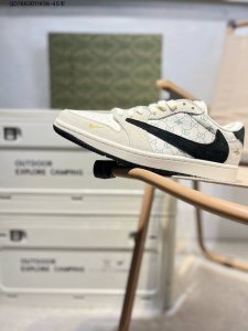 公司级头层皮古驰 X 乔丹Air Jordan 1 Low Aj1低帮系列篮球鞋 官方同步配色 原装级产物 #拒绝公底 立体鞋型 细节完美 高清洁度Sj2068