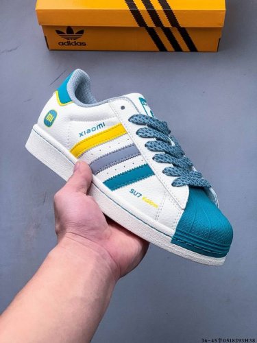公司级头层 阿迪达斯Adidas Superstar 贝壳头经典百搭休闲板鞋 渠道正品订单 诠释市场最高工艺水平 贝壳头经典小白板鞋 专柜上架同步配色 全鞋进口