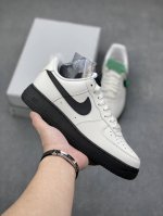 Hy版本 Nike Air Force 1 Low 黑灰 空军一号低帮运动休闲板鞋 原楦头原纸板 打造纯正空军版型 专注外贸渠道 全掌内置蜂窝气垫 原盒配件 原