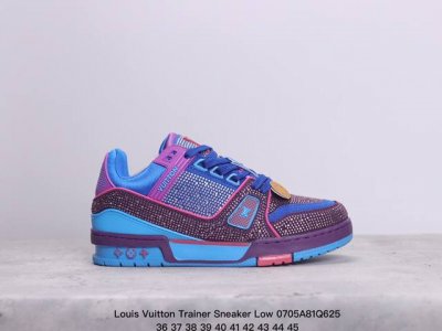 公司级全新lv路易威登louis Vuitton Trainer Sneaker Low休闲运动文化百搭板鞋 尺码:36-45 Xm0705Q625