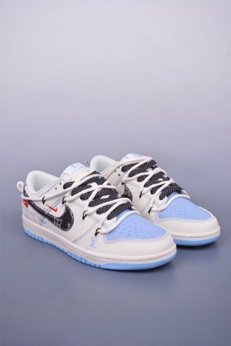 Nike Sb Dunk Low Lv联名 解构抽绳鞋带 纯原大厂出品 极力推荐 原装头层材料 独家版型蒸餾加工 帶來的是更好的视觉和脚感体验 大厂纯原品质出货