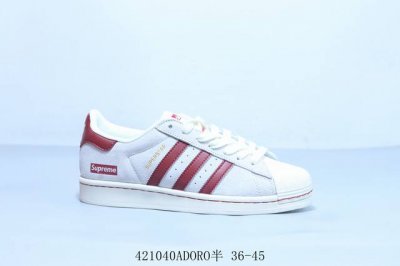 阿迪达斯Adidas三叶草 Originals Superstar 贝壳头系列低帮经典百搭休闲运动板鞋 Sup 货号 Bz2526 4 40Adoro半 36-