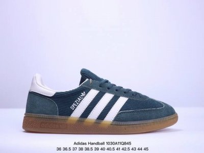 Adidas Handball Spezial 三叶草手球特别版圣帕特里克节联名款 全鞋采用yezzy500一样的皮料 灯芯绒皮面材质 特殊工艺技术 原盒包装