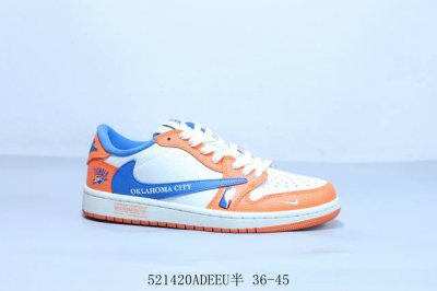 乔丹Air Jordan 1 Low Aj1 乔1低帮复古文化休闲运动篮球鞋 倒勾 Nba 货号 Sc9207-032 521420Adeeu半 36-45