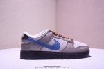 海外爆款限量发售！Nike Sb Dunk Low“ Moncler联名 奶白棕” 周年高端定制 低帮休闲板鞋 定制鞋盒 3M反光 大厂纯原品质出货 超高清洁度