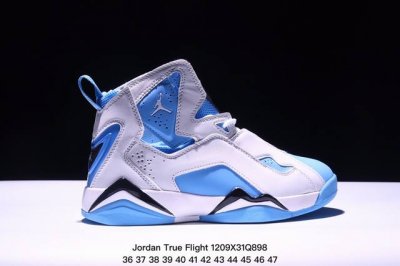 真标nike Jordan True Flight 舒适 防滑轻便 高帮 耐克 复古篮球鞋 货号:342964 010 尺码:36-47 Xm1209Q898