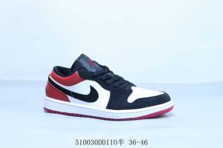 乔丹Air Jordan 1 Low Aj1 乔1低帮复古文化休闲运动篮球鞋 黑白红 货号 Ib8971-106 5 30Ddiio半 36-46 - 点击图像关闭