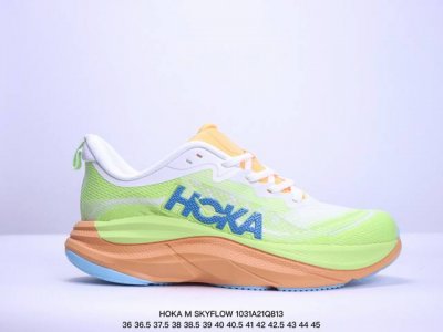 公司级小红书推荐M SKYFLOW 全新配色 这个品牌来自于新西兰的毛利语，HOKA表示大地，ONE ONE表示飞越，连起来就是飞越地平线，ONE ONE不是读