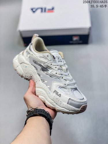 公司级Fila 斐乐蕨草鞋Fern女鞋运动鞋 新款户外老爹鞋反光休闲鞋 货号:F12W331101Fbs 尺码:35.5 36 36.5 37.5 38 38.