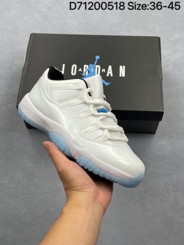 真标耐克Nike Air Jordan 11 Retro Low Concord Aj11代 迈克尔 乔丹低帮运动文化篮球鞋 货号:Av2187-117 尺码: