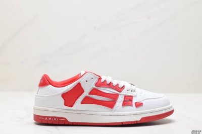 真标amiri Skeleton Low-Skel Top Sneakers 埃米尔骨骼系列 低帮 经典百搭休闲运动板鞋 尺码:36-45 id:Jzd538-