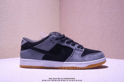 Nike Dunk Sb Low“Dark Smoke Grey”舒适百搭 防滑耐磨 低帮 板鞋 男女同款 灰黑色36-45带半码 Xm0420Q442