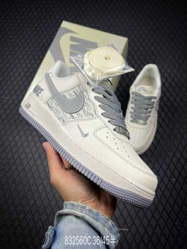 C 公司级Nike Air Force 1‘07 原楦头原纸板 打造纯正低帮空军版型 专注外贸渠道 全掌内置蜂窝气垫 原盒配件 原厂中底钢印、拉帮完美 官方货号